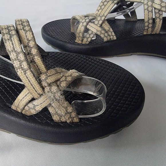Chaco ZX/2 Yampa Sandals Sport Hiking Strappy Toe Loop Light Beam Gray Size 10 - Picture 7 of 11